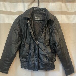 Levi's Black Quilted Bomber Jacket